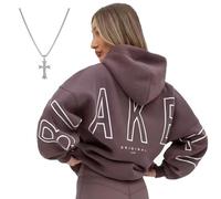 Générique Oversized Christian Heavyweight Faith Sweatshirt, 2026 New Christian Heavyweight Essential Hoodies for Women Men (Brick Red,TG)