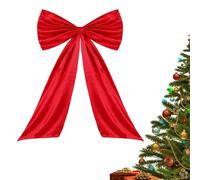 Générique Oversized Christmas Bow with Long Streamers | Giant Bow Decoration Satin Ribbon Backdrop,Huge Decorative Oversized Wrapping Gift Decor for Xmass Tree Holiday Parties Wedding Arch
