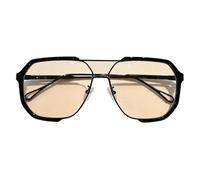 Générique Oversized Sun Glasses - Alloy Vinage Square Frame Double Bridge