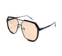 Générique Oversized Sunglasses - Alloy Retro Square | Double Bridge Shades