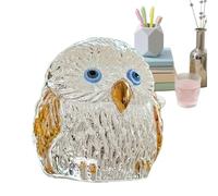 Générique Owl Decor | Charming Crystal Sparkling White Ornaments,Owl Statue Decor | Charming Room Enhancement for Christmas Thanksgiving Birthdays Family Friends Living Room Bedroom Shelf Windowsill