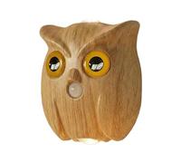 Générique Owl Motion Sensor Light, Indoor Magnetic Animal Wall Lamp, 3 LED Color Changing Night Light, Battery Powered Lighting, Smart Decorative Lamp for Hallway Stair Cabinet Kitchen Bedroom Garage