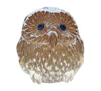 Générique Owl Ornament - White Crystal Figurine | Elegant Owl Statue Décor for Christmas, Thanksgiving, Birthdays, Gift, Perfect for Living Rooms, Bedrooms, Shelves, Windowsills Family Friends