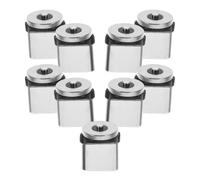 Générique Pack de 9pcs Câble Magnétique en Aluminium Embout de Connecteur Magnétique de Type C 3a pour Téléphone, Transmission de Données et Forte Aspiration Aveugle