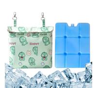 Générique Pack Glacé Cage Animaux Pochette rafraîchissante imperméable pour | Bloc Réfrigérant Nid Hamster Nain Pour Propriétaires D'Animaux Dresseurs Passionnés Maison Bureau Chambre Salon Étude