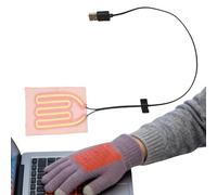 Générique Pad Chauffant pour Gants - Élément Type USB 5V Électrique Rapide et Réglable pour Homme et Femme Moto, Cyclisme et Randonnée Hiver Accessoire Pro Gear System Accessory Kit