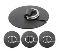 Générique Paddle Board D Rings - 4 Pieces PVC Paddleboard D Rings Accessories | 3.15 inches Inflatable Boat Accessories for Kayak Marine Fishing Deck Travel Commuting Touring