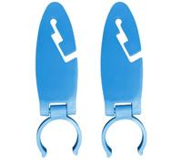 Générique Paddle Board Fin Clips - 11x3.3cm ABS Expandable Clamp, 2 Pieces Easy Install Fasteners, Surfboard Accessory, Secure Fit | Water Sport Gear for Men Women Teens Cyclists Athletes Golfers