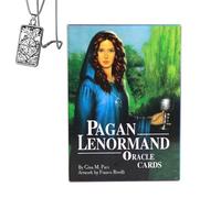 Générique Pagan Lenormand - Deck de Poche pour débutants avec Collier