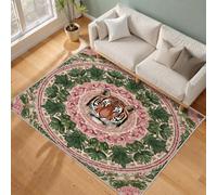 Générique Paillasson 60x90 Tigre Tapis Entrée Intérieur Botanique Vintage