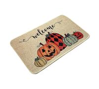 Générique Paillasson de Halloween - Tapis Citrouille Saison Automnale | Tapis de 48x76 cm Action de Grâce Moisson Saison d'automne Décoration d'Entrée