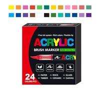 Générique Paint Acrylic Markers - Waterproof Acrylic Pens | Smudge-Free Art Markers with Fine Precision & Bright Pigments, Creative for Parents, Grandparents, Special Easter Stuffers, Travel