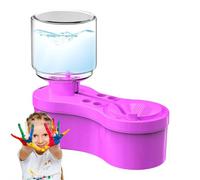 Générique Paint Brush Cleaner, Oil Paint Brush Cleaning Cup, Efficient Washing Solution with Drain System, Multifunction Rinse Cup Water Dispenser, Art Craft Supplies for Students Painters