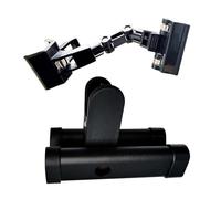 Générique Paint Brush Clip, Rotatable Artist Holder, Flexible Storage Organizer, Secure Brush Grip, Adjustable Design for Watercolor, Pencils, Drumsticks Organization, Art Supplies