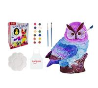 Générique Paint Your Own Owl Lamp Kit, Owl Night Light Painting Kit, Owl Art and Crafts Set, Owl Night Light, Owl Lamp Craft Kit, Kids Owl Lamp Painting Set, Owl Art Set for Kids