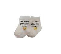 Générique Paire de chaussettes annonce grossesse- Une mamie formidable devient une arrière grand-mère incroyable- Cadeau annonce grossesse arrière grand-mère- doré à paillettes