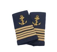 Générique Paire de Fourreaux d'épaules Capitaine de Vaisseau Marine Nationale