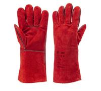 Générique - PAIRE DE GANTS SOUDEUR CROUTE DE CUIR 330 mm PROTECTION HAUTES TEMPERATURES