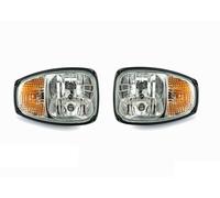 Générique Paire Phares Avant Tracteur Côté Droit et Gauche Feu Conduit Clignotant Position + Ampoules 4 Fonctions