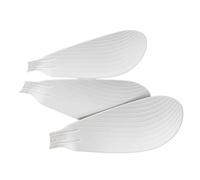Générique Pale de Ventilateur ABS pour USB propulsé 3/6 pièces, 3 Pieces | Composants alternatifs, feuilles en plastique blanc, connexion 22 mm, léger et sécurisé, faible bruit