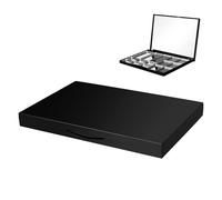 Générique Palette de Maquillage Magnétique Vide Miroir, 36 Godets Vides Carrés, Plateau Porte-fards à Paupières Robuste, Compact et Portable, Étui pour Ombres à Paupières et Blush, Usage