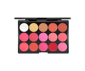Générique Palette de Maquillage pour Les Lèvres avec 15 Teintes de Gloss, Non Collantes, pour Un Maquillage de Mariage Parfait, StyleB