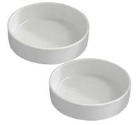 Générique Palette en Bois Brésilienne - 2X Soucoupe Céramique, Petit Plateau Chance Pot Fleurs, Palette Support Hydroculture Mini Végétal Déco | pour Bureau Maison Salon