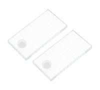 Générique Palette en Verre pour Extensions de Cils 2 Pièces, Support Professionnel Grand Espace de Travail pour Salon de Beauté