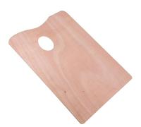 Générique Palette Peinture Bois Carrée 30x40 Cm avec Trou pour Pouce, Outil de Peinture Acrylique, Évite Les Résidus de Couleur, pour Studios et Cours d'art