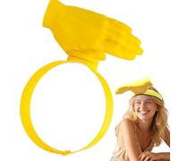 Générique Palm-Sized Sun Hat, Funny Hands-Free Hand Shade Hat | 3D Printed Funny Headband | Novelty Summer Sunscreen Ĥat | for Cycling Fishing Beach Hiking Boating