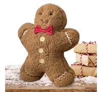 Générique Pan Di Peluche - Bambola Natalizia Gingerbread Man | Decorativo Soffice per Feste E Foto | Idea Regalo Natale per Bambini E Adulti
