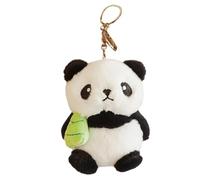 Générique Panda Keychain Plush,Soft And Stylish Stuffed Pandas Bag Pendant | Eye-Catching Addition Cute Plush Panda Key Chain Pendant For Backpack, Car Key Cell Phone, Bag And More For Women Men Kids