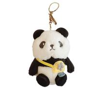 Générique Panda Keychain Plush,Soft And Stylish Stuffed Pandas Bag Pendant | Eye-Catching Addition Cute Plush Panda Key Chain Pendant For Backpack, Car Key Cell Phone, Bag And More For Women Men Kids