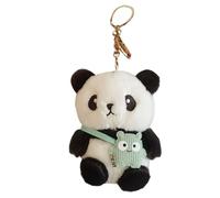 Générique Panda Keychain Plush,Soft And Stylish Stuffed Pandas Bag Pendant | Eye-Catching Addition Cute Plush Panda Key Chain Pendant For Backpack, Car Key Cell Phone, Bag And More For Women Men Kids