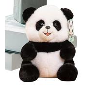 Générique Panda Peluche | Jouet en Peluche Panda Mignon et Réaliste - Poupées Décoratives pour Table De Nuit, Fêtes, Noël, Tout-Petits, Adolescents, Adultes, Chambre, Salon, Nurserie, Canapé,
