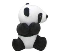 Générique Panda Pendant - Black White Soft Cotton, Cute Animal Toy Keyring Charm, Stuffed Bear Doll Accessory, Keep Your House Keys Very Safe Secure | for Daily Purse Tote Bag Backpack Decoration