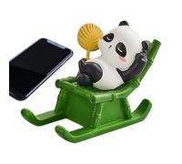 Générique Panda Small Figurines - 4.33x2.17x2.17inch Panda Mobile Phone Holder, Cell Phone Stand, Funny Desk Decor for Tablet Home | Bedroom Living Room Table Shelf School Office Travel Party Favors