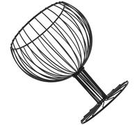 Générique Panier à Dosettes de Café en Fer Noir, Organiseur de Rangement pour Capsules et Sachets de Thé, Corbeille Multifonction pour Fruits et Collations, Cuisine et Bureau, Grosse