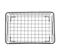 Générique Panier à Fruits en Fer Noir Petit Panier de Rangement Moderne Cuisine Corbeille Décorative Multifonction pour Fruits et Snacks Contenant Pratique pour Organisation Quotidienne