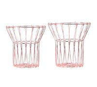 Générique Panier à Fruits Métallique - Egouttoir Rétractable Organisateur | Lot de 2 Bols Multifonctions pour Fruits - pour Snacks Chocolat Anniversaire Cuisine Frigo Table Étagère