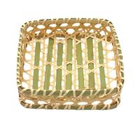 Générique Panier à Fruits Tressé | Corbeille à Fruits Tressée,Plateau Décoratif À Fond Plat Lavable Pour Gâteaux Fruits Bonbons Fêtes
