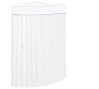 Générique Panier à Linge d'angle Bambou Blanc 60 L, Maison & Jardin, Produits ménagers, Produits de blanchisserie, Paniers à Linge, Blanc, (Poids 1.7KG)