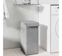 Générique Panier à Linge Pliable Gris 26x34,5x59,5 cm Tissu en Faux Lin,Maison & Jardin, Produits ménagers, Produits de blanchisserie, Paniers à Linge, Gris (Poids 1.4KG)