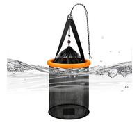 Générique Panier À Poissons Flottant,Parc À Appâts Pliant Filet Robuste - Seau À Appâts Flottant,pour Truite Marigane Brochet Eau Douce Haute Mer Eau Salée Bateau Surf Côtier Large Étang