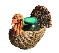 Générique Panier À,Range-désordre Bureau en Forme de Dinde,Corbeille de Présentation et Service pour Fruits - Pour Légumes, Pommes de Terre, Garde-Manger, Comptoir, Table, Fête, Biscuits, Pâques