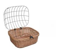 Générique Panier Avant de vélo avec Couvercle 50x45x35 cm Saule Naturel,Équipements Sportifs, Loisirs de Plein air, Cyclisme, Accessoires de Cyclisme, Paniers de vélo, Brun (Poids 2.25KG)