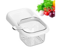 Générique Panier d'angle pour Évier - Passoire d'angle Magnétique sans Perçage - Panier Drainage Évier - pour Laver Fruits et Légumes au-Dessus du Bec du Robinet, Drainage Latéral Meuble de