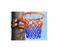 Générique Panier de Basket Mural Robuste - intérieur/extérieur, sans perceuse, Portable, Jante en Acier, Ensemble Complet for Adultes et Enfants(Orange)