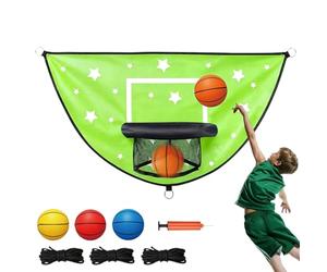 Générique Panier de Basket pour Trampoline Extérieur - Set de Jeu de Dunk pour - Équipement de Basket pour Trampoline | pour Jardin Extérieur Intérieur Fête Anniversaire