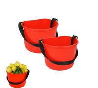 Générique Panier de Cueillette de Fruits avec Bandoulière, Panier de Cueillette de Légumes, Seau Multifonction pour des Parcs, pour Récolte Facile des Baies Tomates